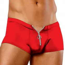 male power Boxer ZIPPER Rouge
